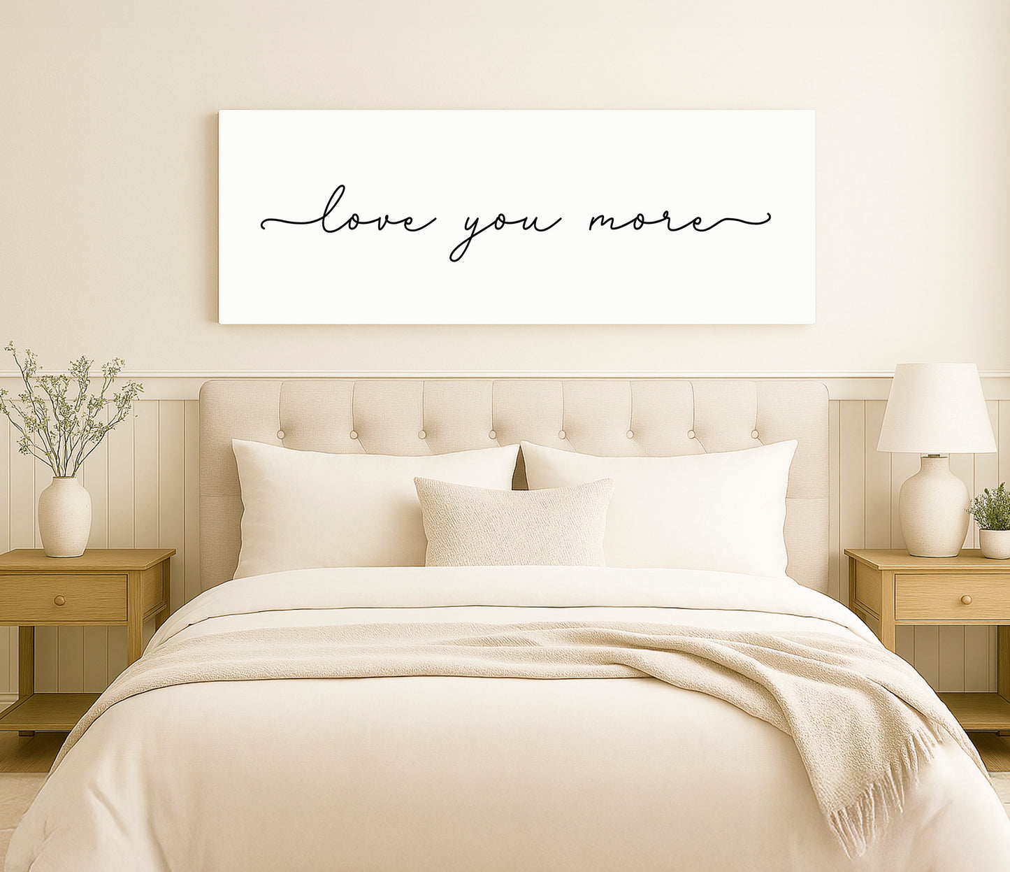 Love You More Sign