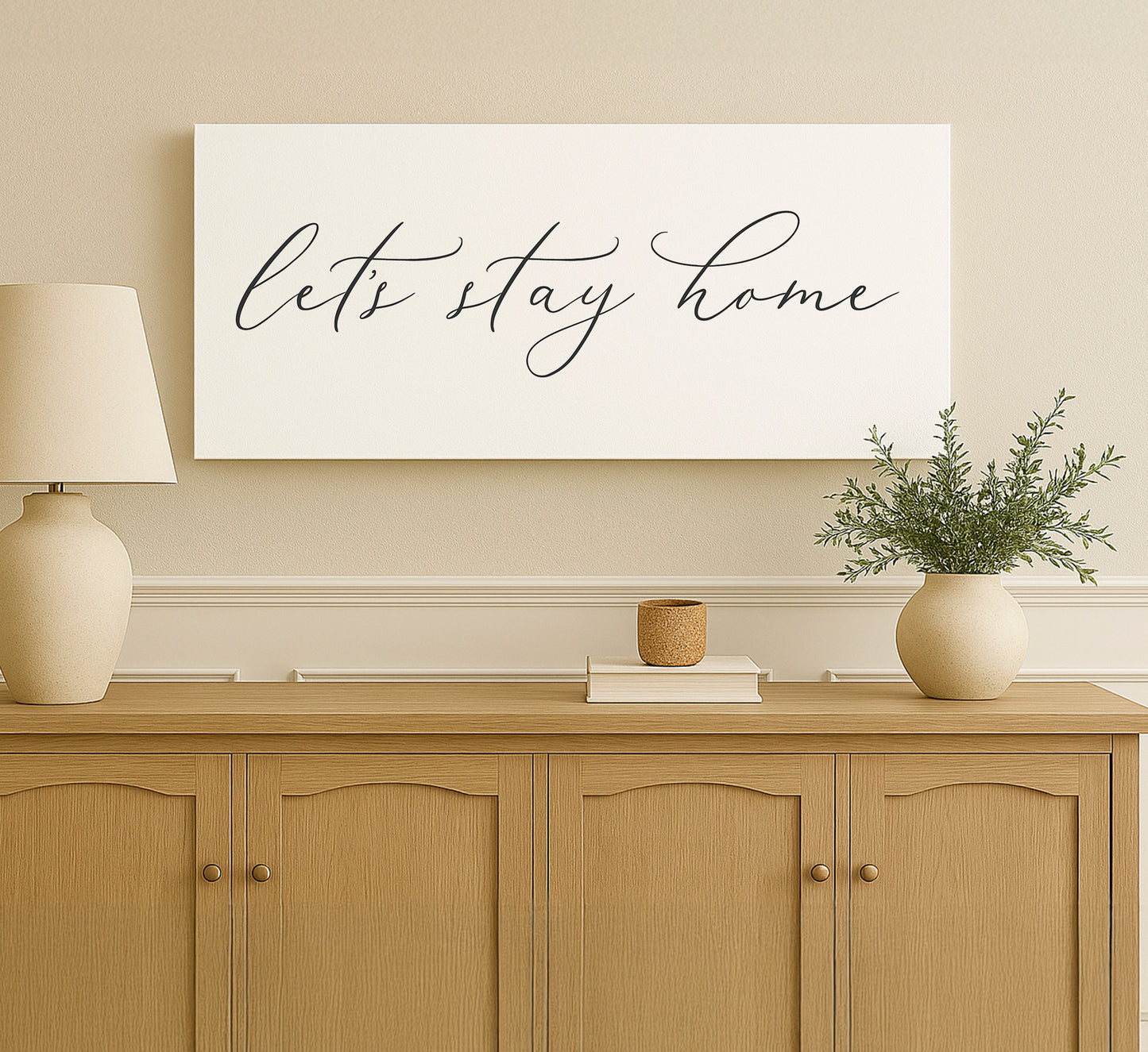 a picture of a room with a sign on the wall