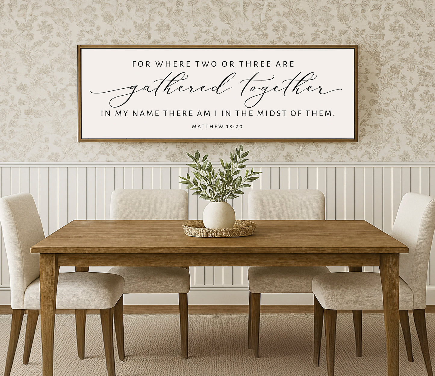 a picture of a dining room table with chairs