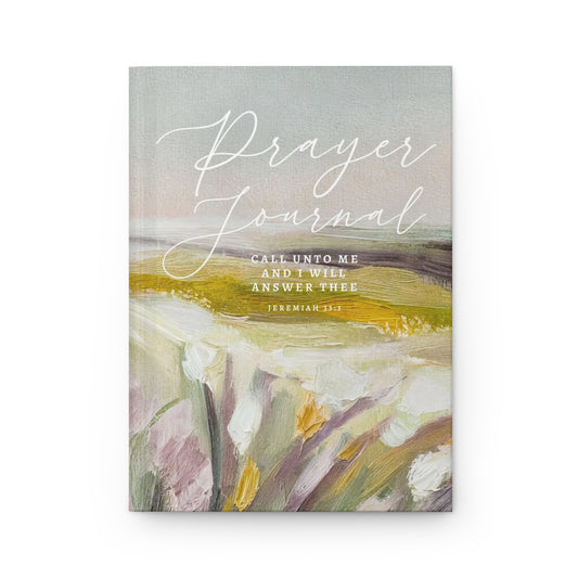 Floral Prayer Journal Notebook: Call Unto Me Theme