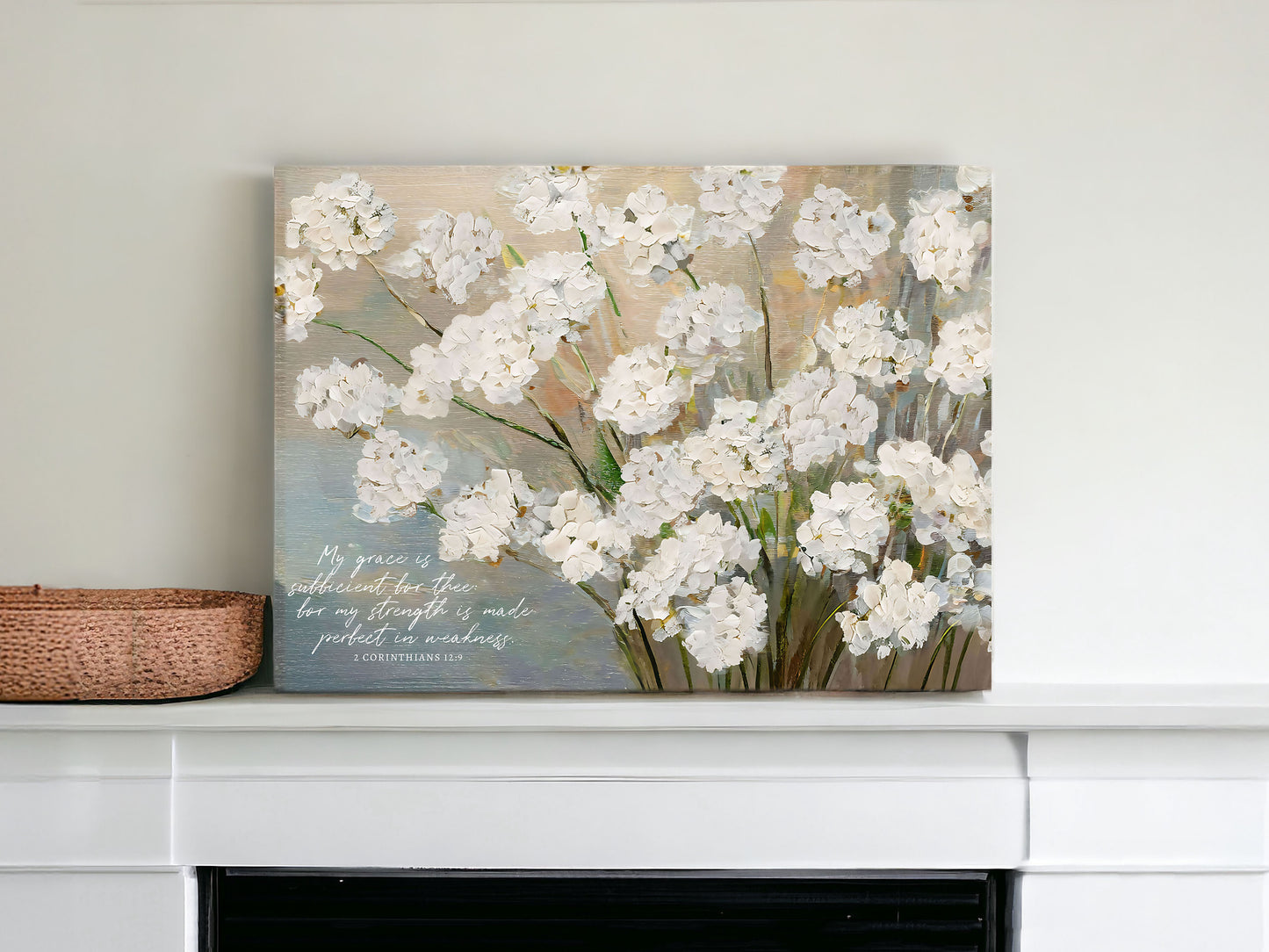 My Strength is Made Perfect In Weakness | Christian Canvas Art