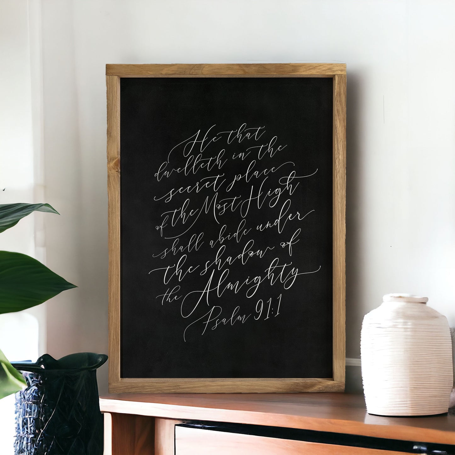 Psalm 91:1 Christian Wall Art