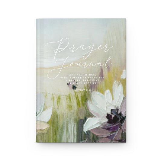 Floral Prayer Journal Notebook: By Faith Theme