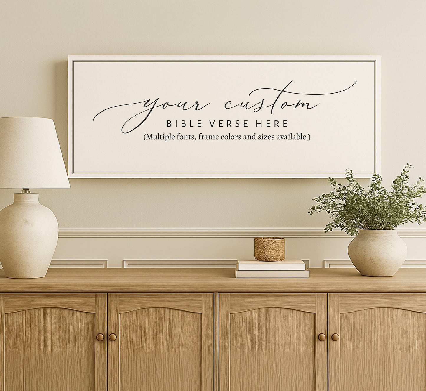 Custom Bible Verse Wood Sign | Personalized Sign