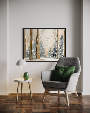 Glory To God in the Highest, Christmas | Christian Canvas Wall Art