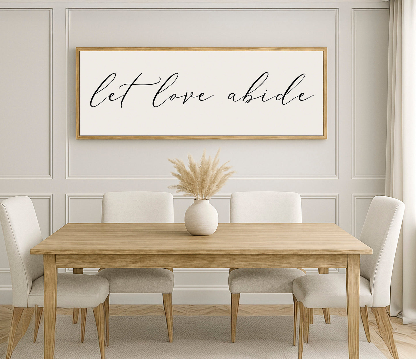 a picture of a dining room with a table and chairs