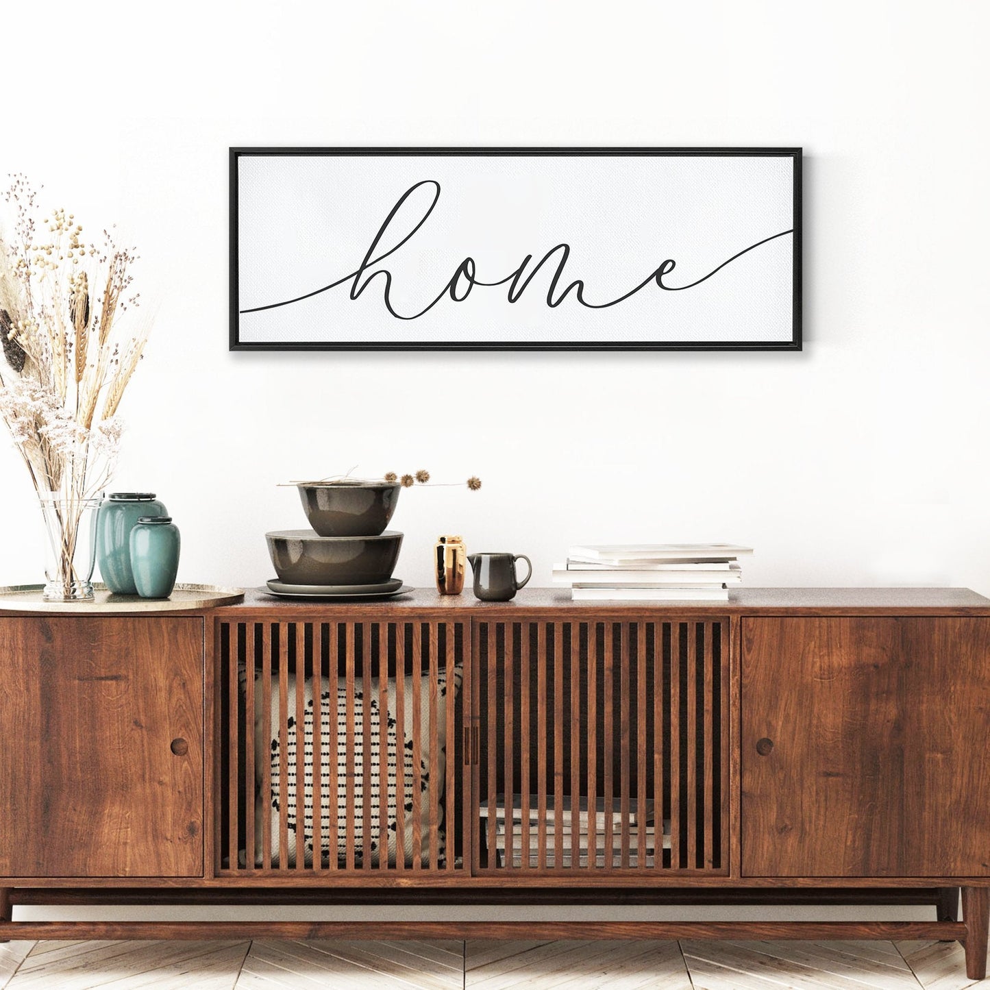 Home | Home Sign | Home Welcome Sign | Large Home Decor Sign | Home Decor | Farmhouse Wall Art | Large Home Decor Signs With Frame Options - Forever Written