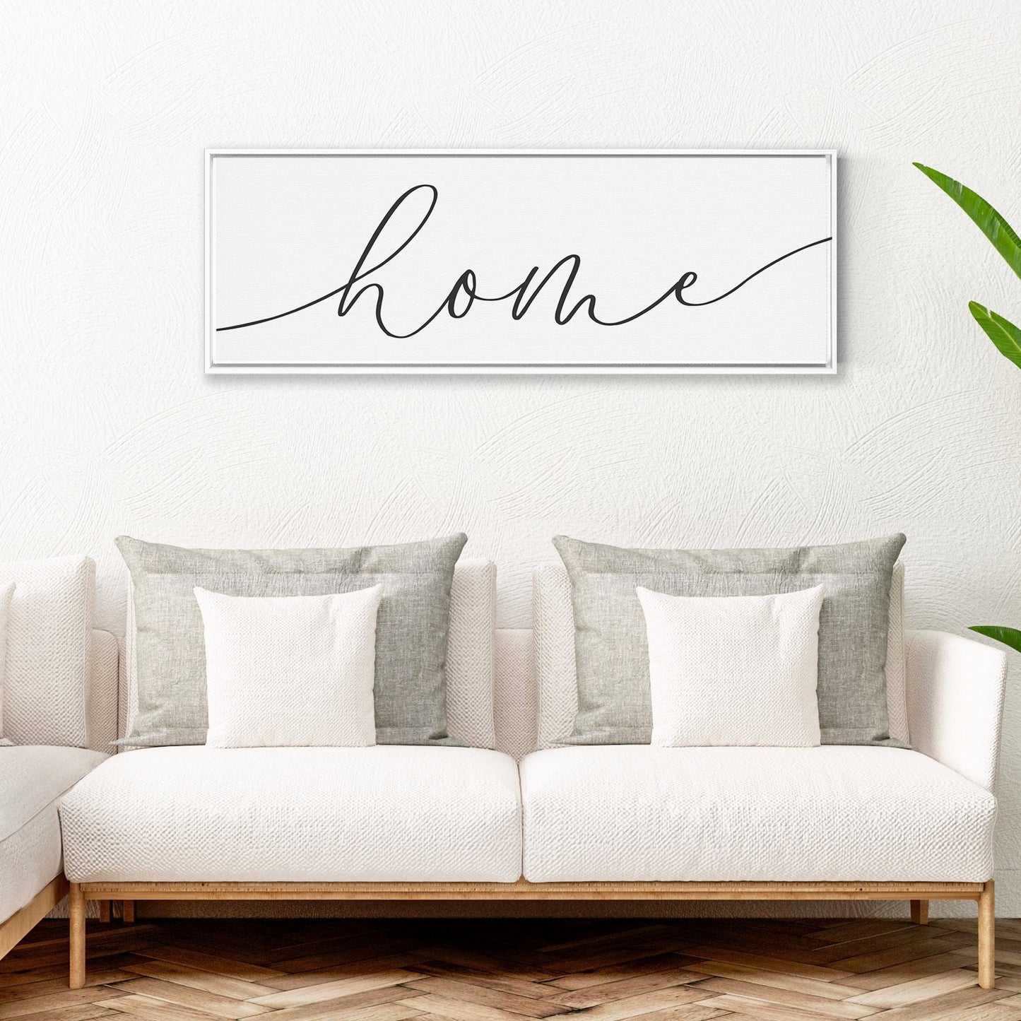 Home | Home Sign | Home Welcome Sign | Large Home Decor Sign | Home Decor | Farmhouse Wall Art | Large Home Decor Signs With Frame Options - Forever Written