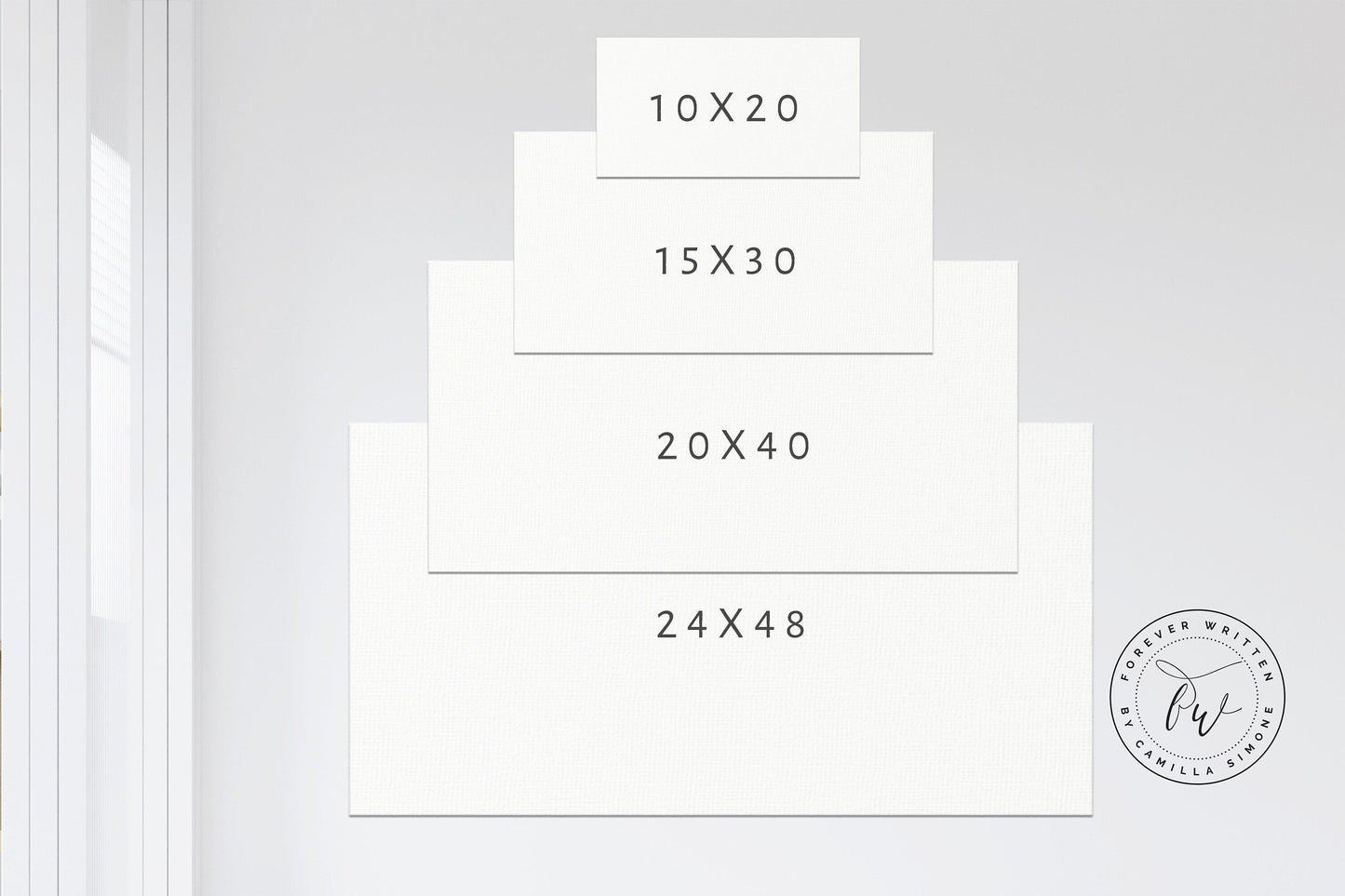 Christian Wall Art My Soul Thirsteth for God, for the Living God, Autumn Lake Painting Print on Canvas Psalm 42 2, Coastal Landscape