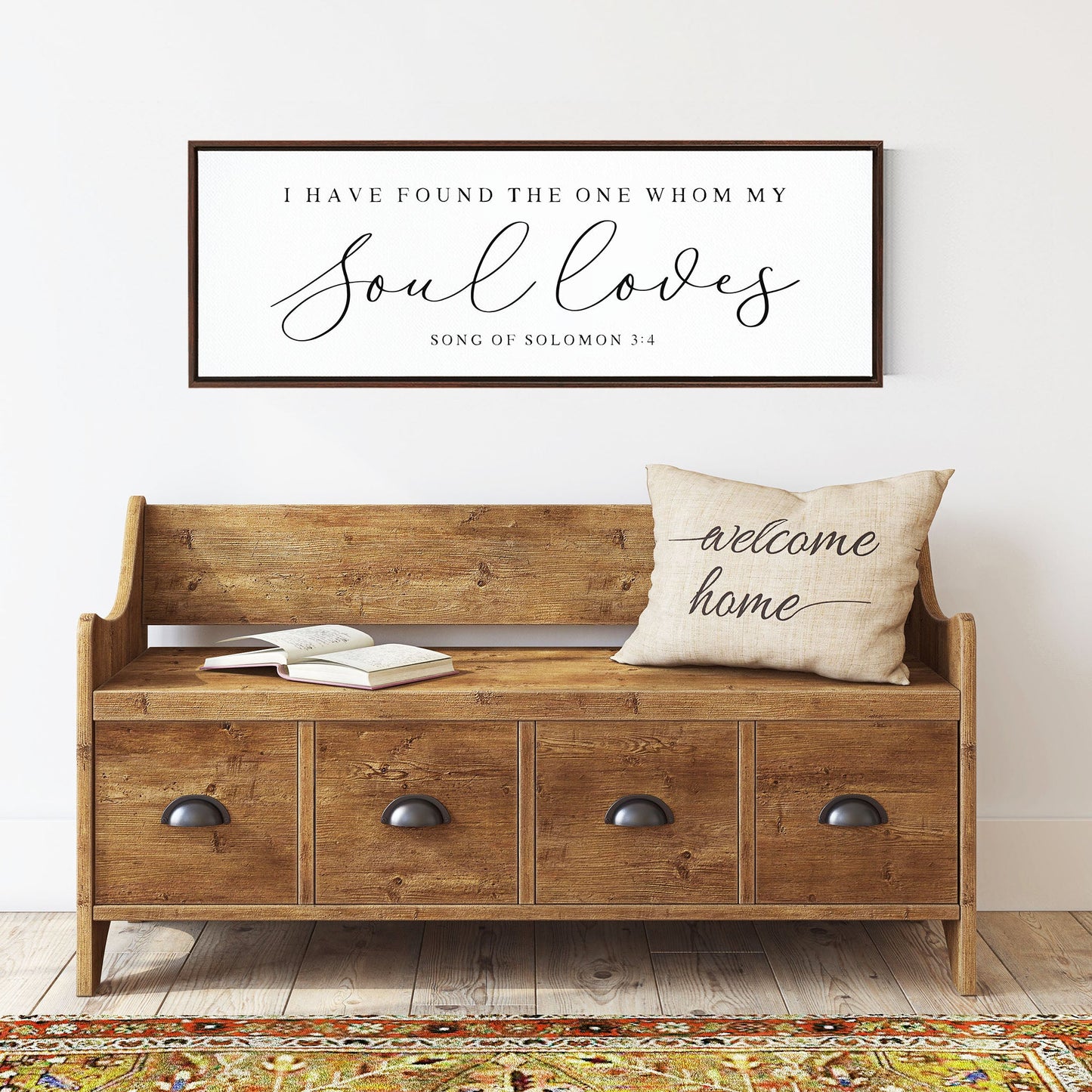I Have Found The One Whom My Soul Loves Sign, SCRIPTURE WALL ART, Song Of Solomon 3:4, Bible Verse Sign, Farm House Wall Art Wedding Gift