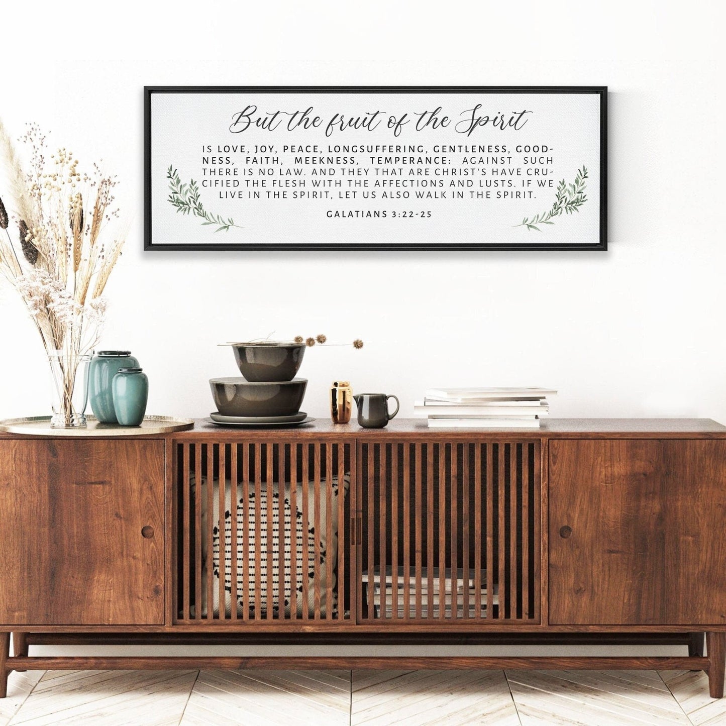 The Fruit of The Spirit Wood Sign | Scripture Sign Art | Galatians 5:22-23