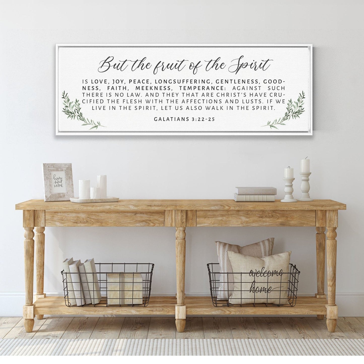 The Fruit of The Spirit Wood Sign | SCRIPTURE WALL ART | Wall Décor | Scripture Sign | Galatians 5:22-23 - Forever Written