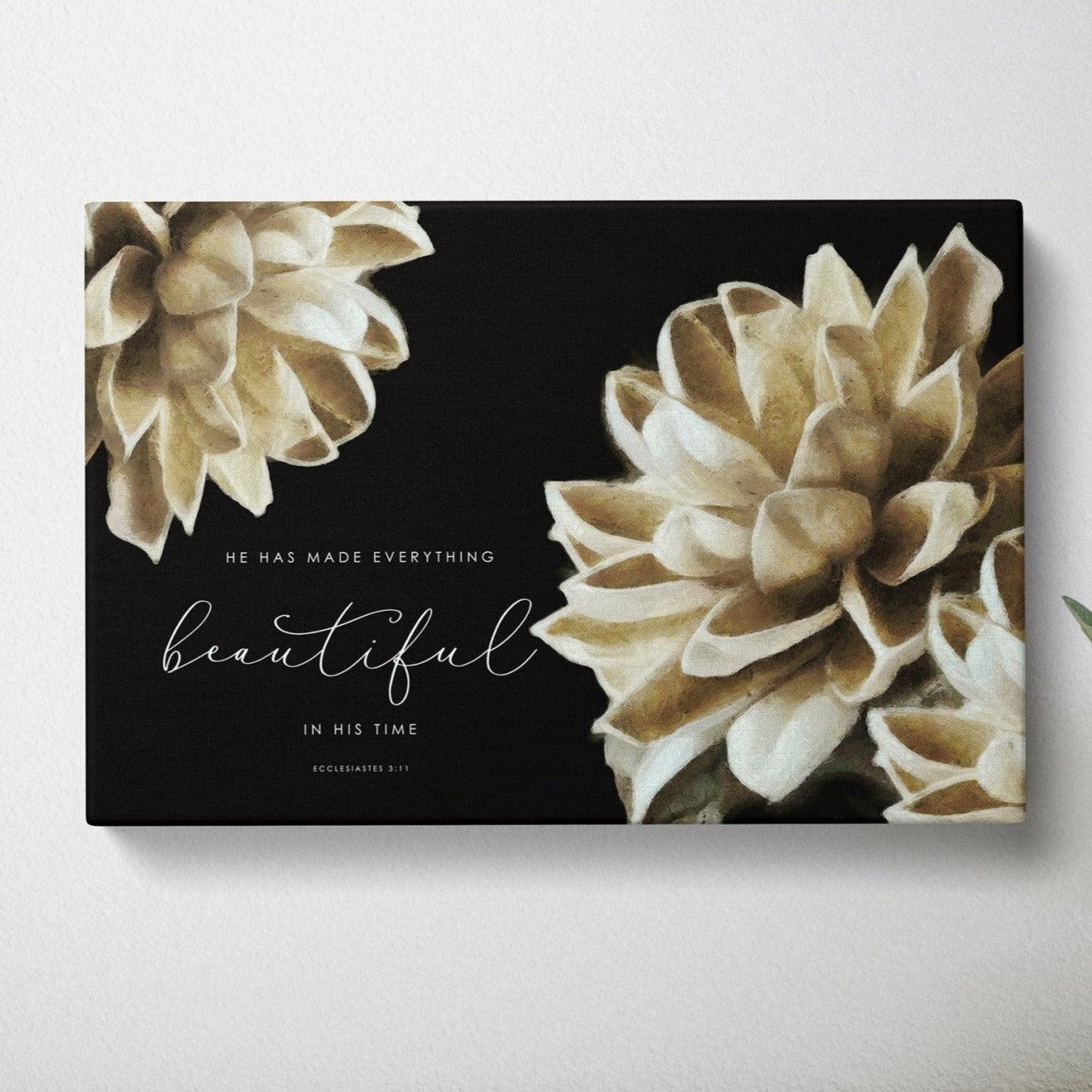 Beautiful In His Time | Ecclesiastes 3:11 | Scripture Wall Art - Forever Written
