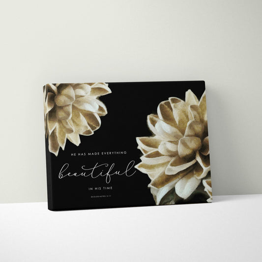 Beautiful In His Time | Ecclesiastes 3:11 | Scripture Wall Art - Forever Written