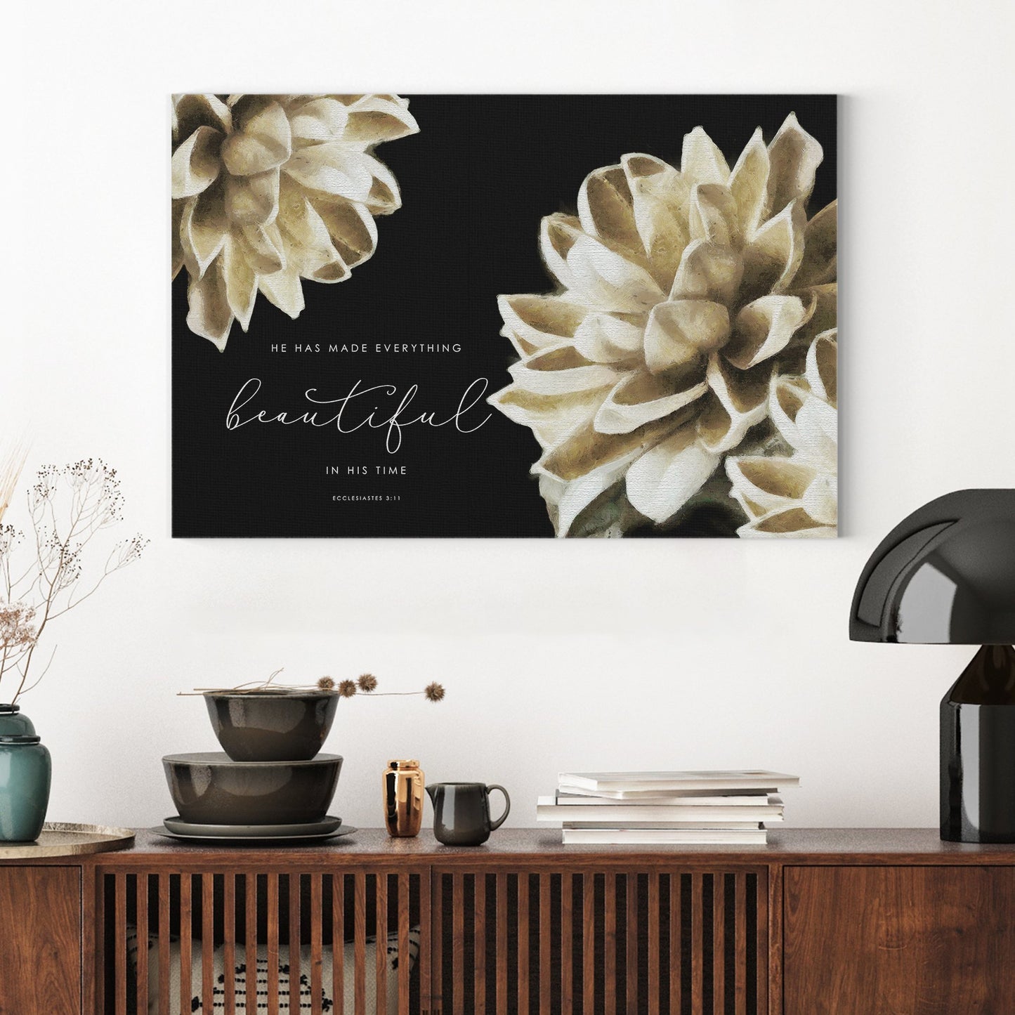 Beautiful In His Time | Ecclesiastes 3:11 | Scripture Wall Art - Forever Written