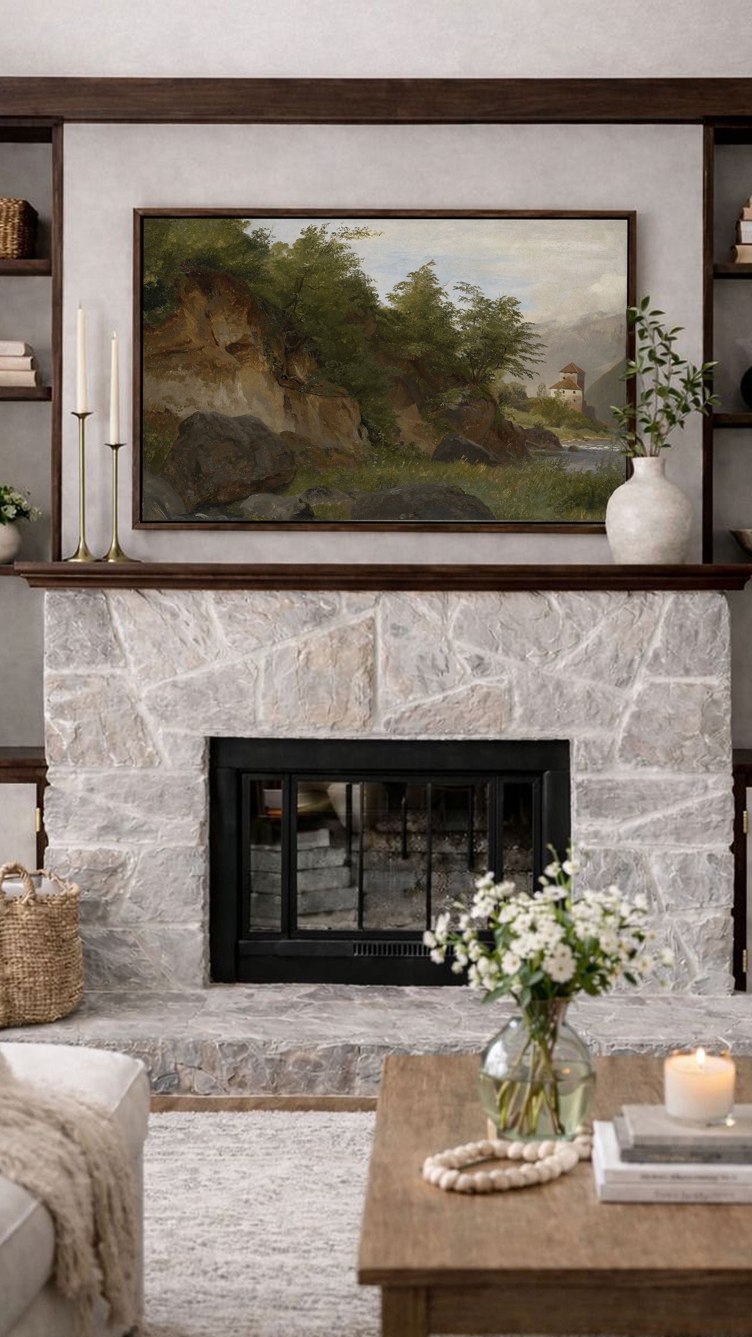 Vintage Landscape Canvas Art