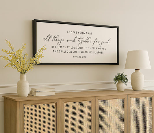 a picture hanging on a wall above a dresser