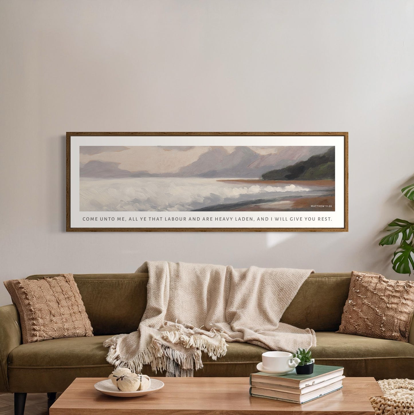 I Will Give You Rest | Canvas Scripture Art