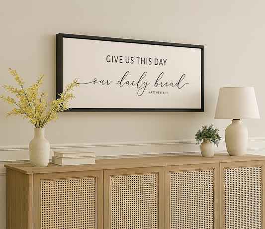 a picture hanging on the wall of a living room