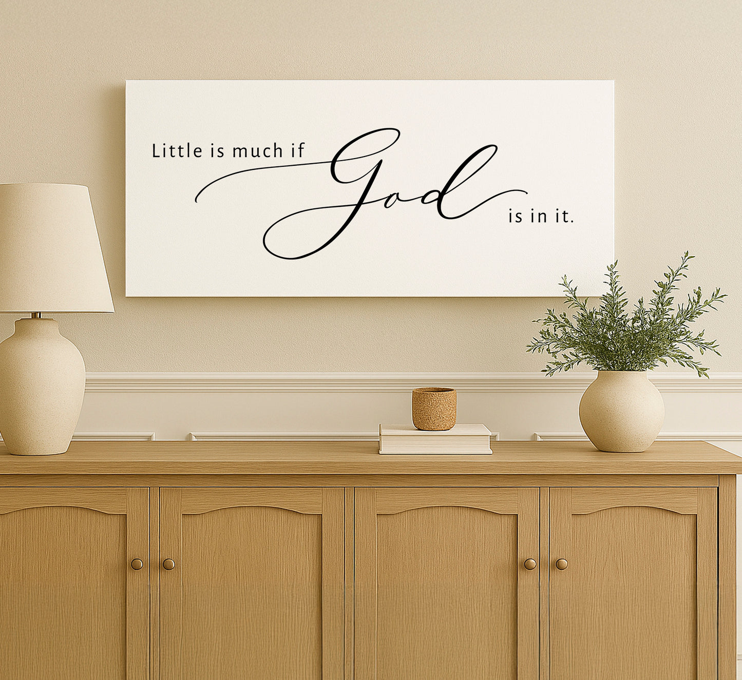 a picture of a white wall with a quote on it