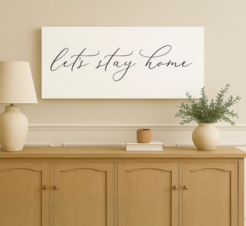a picture of a room with a sign on the wall