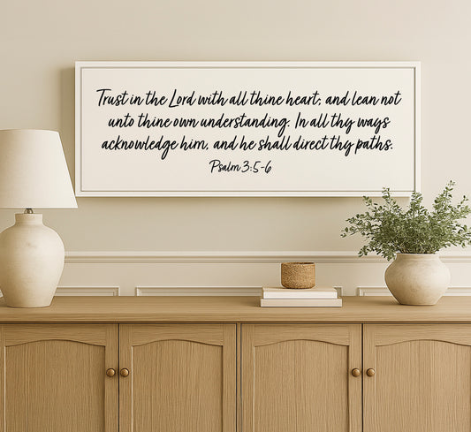 a picture of a wall with a bible verse on it