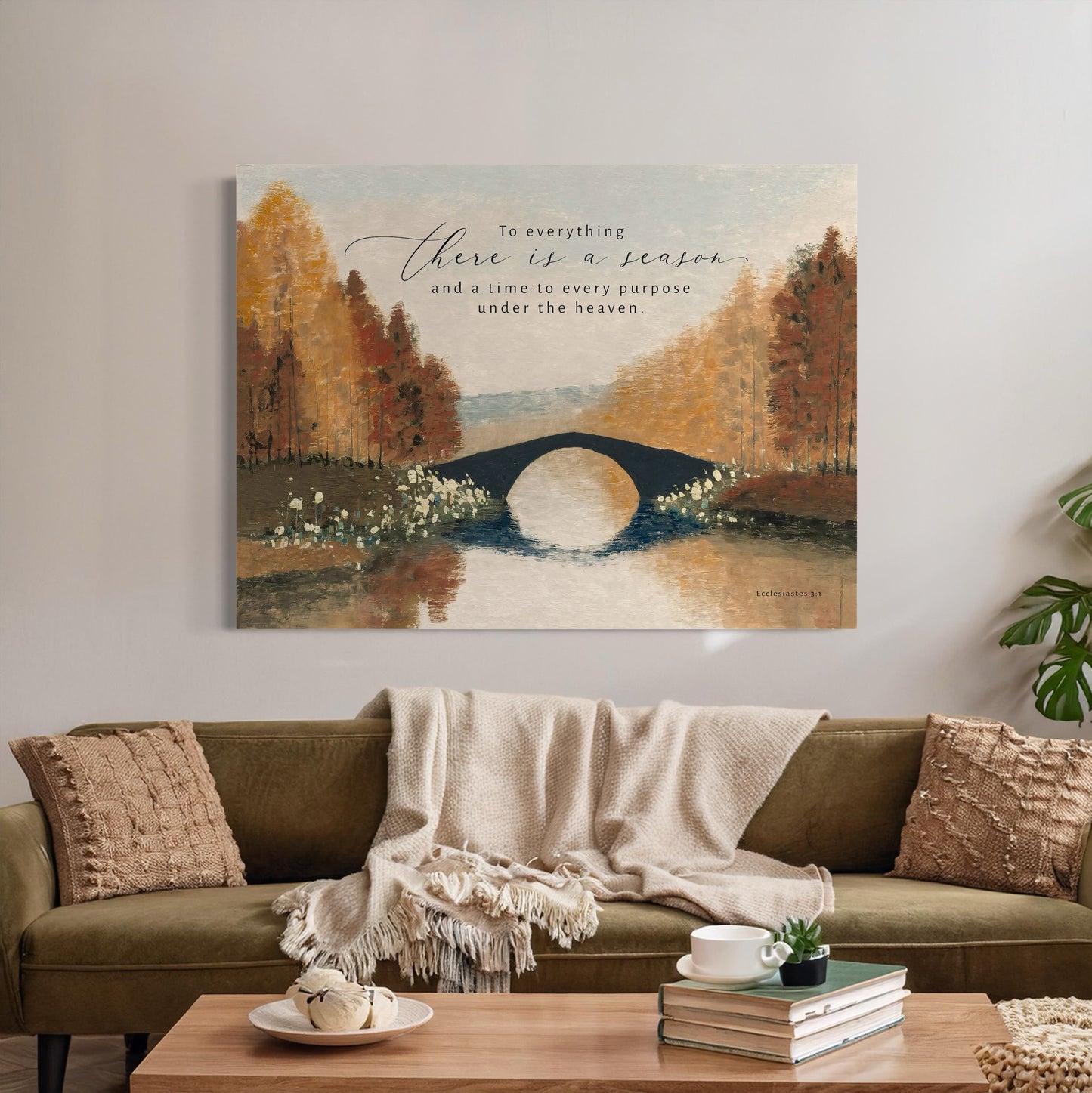 Seasons | Christian Fall Wall Art | Ecclesiastes 3:1