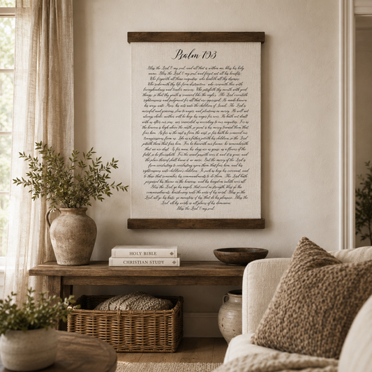Psalm 103 Scripture Hanging Canvas