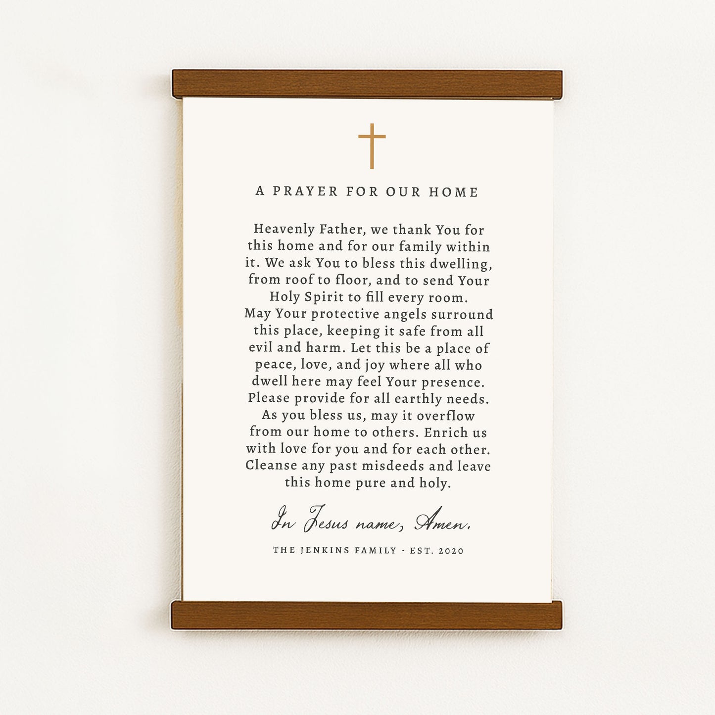 A prayer for our home