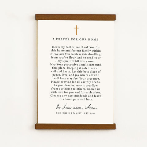 A prayer for our home