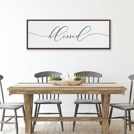 Blessed wall art