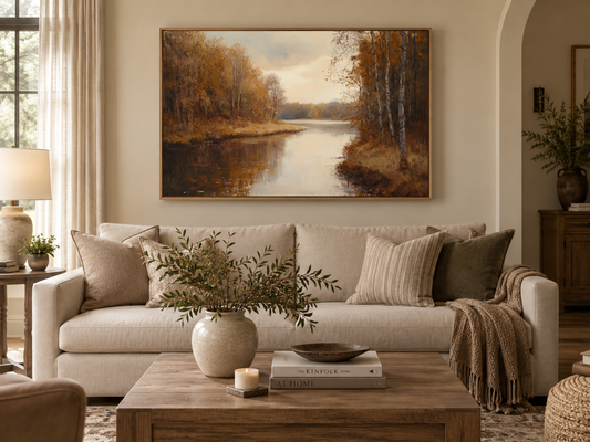 Faithful Through Every Season — Christian Landscape Wall Art