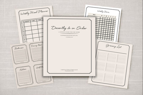 Decently & In Order: Home Planning Guide