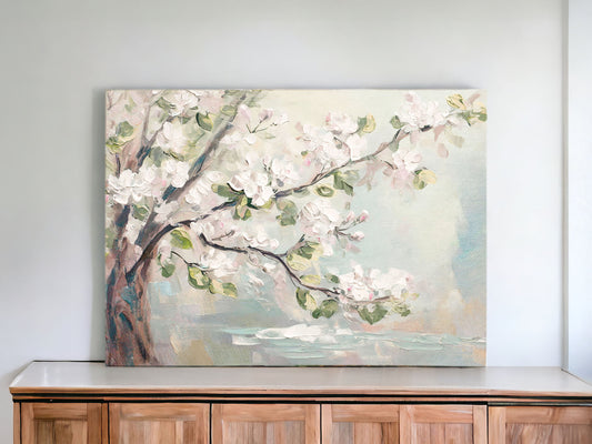 Grace In Bloom | Floral Wall Art | Faith-Inspired Botanical Print