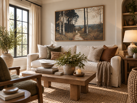 He Leadeth Me — Christian Landscape Wall Art | Psalm 23 Inspired