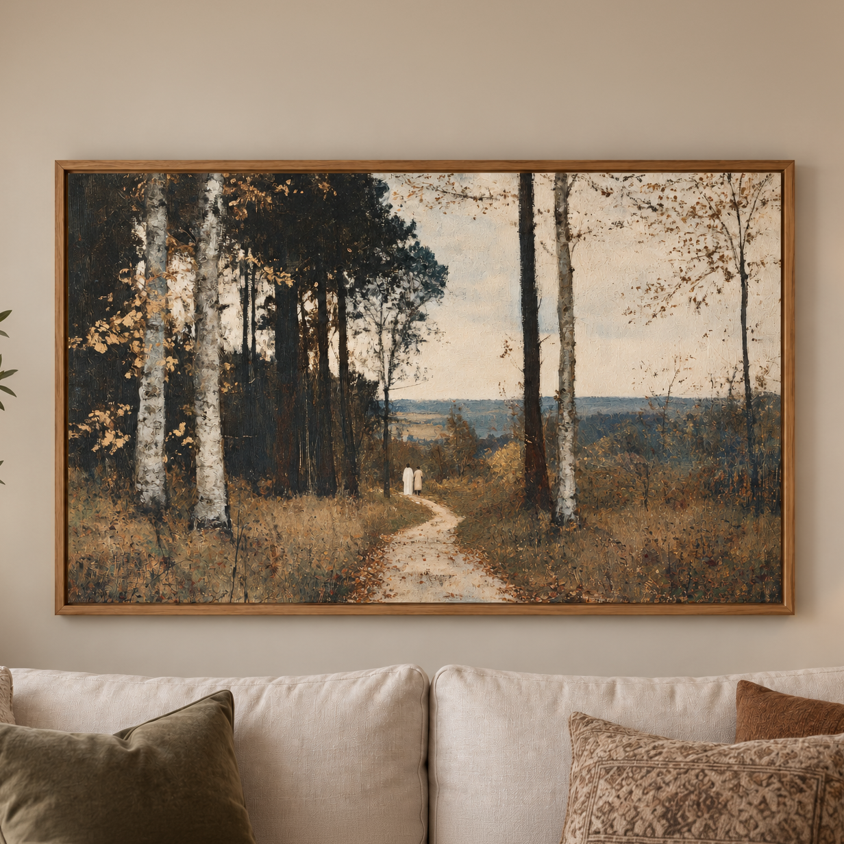 He Leadeth Me — Christian Landscape Wall Art | Psalm 23 Inspired