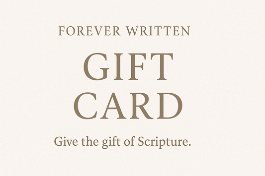 Forever Written Gift Card