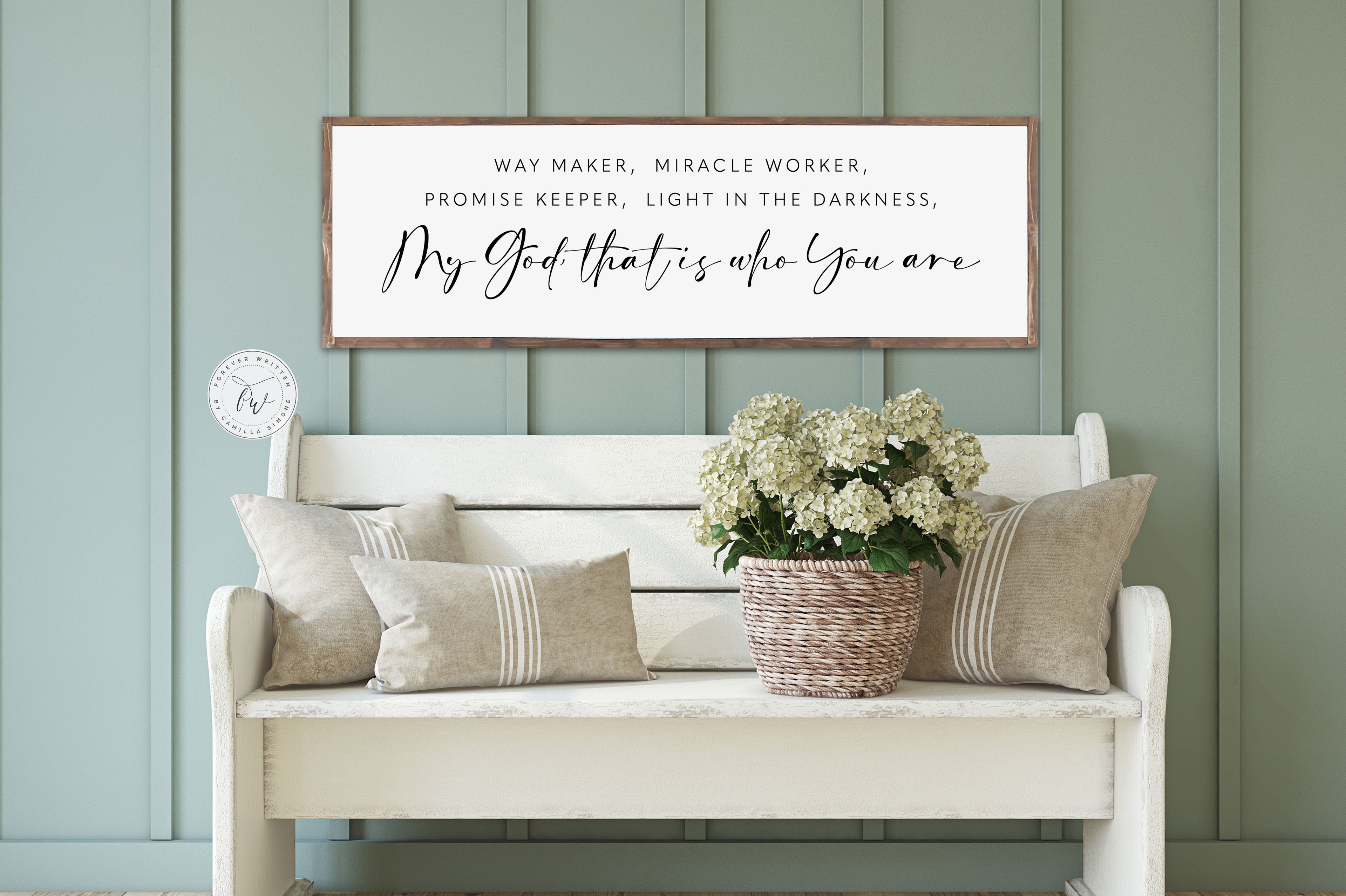 Scripture wall art and gifts – Forever Written By Camilla Simone