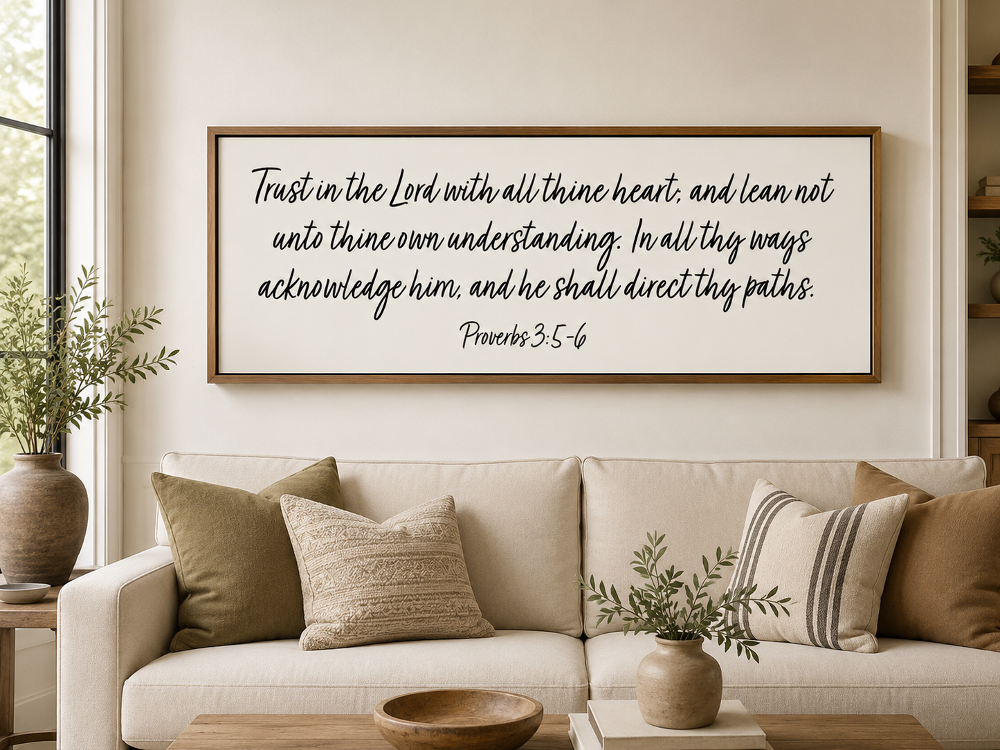 Trust in the Lord with all thine heart  | Proverbs 3:5-6