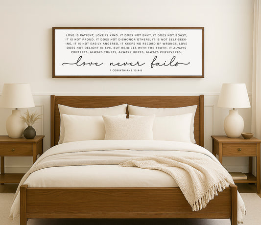 a bedroom with a bed and two nightstands