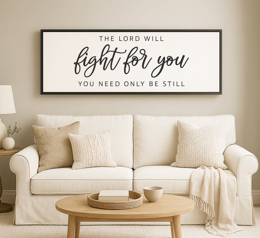 a living room with a white couch and a coffee table