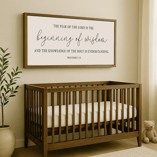 a baby crib with a teddy bear next to it