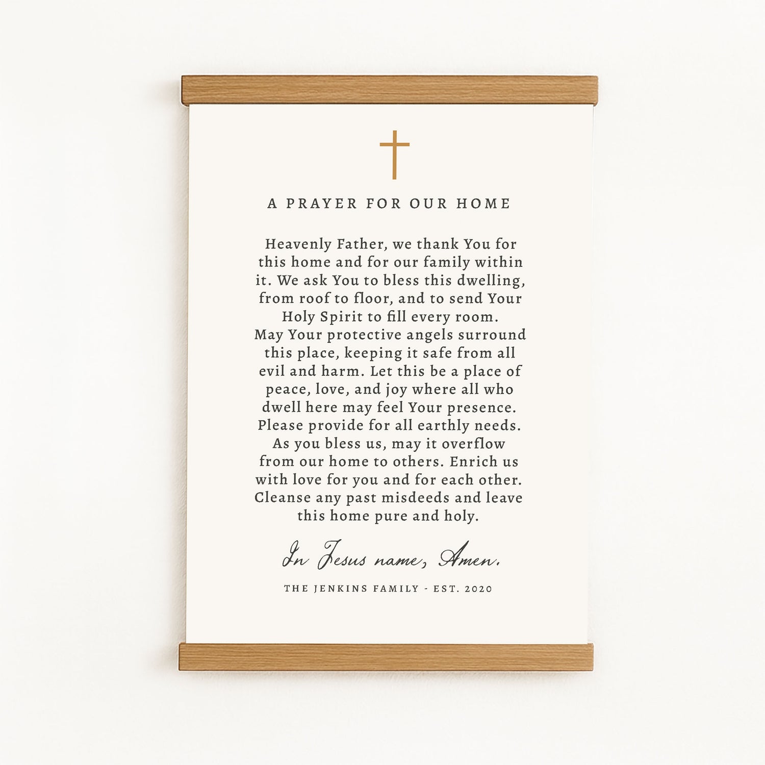 A prayer for our home