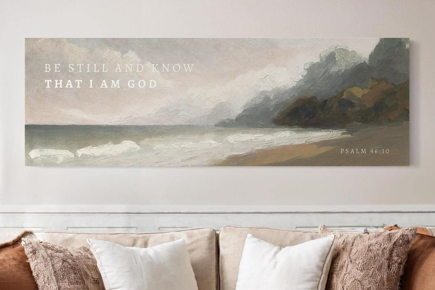 Be Still And Know That I Am God Canvas Wall Art