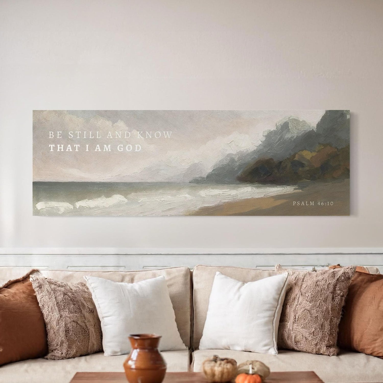 Be Still And Know That I Am God Canvas Wall Art