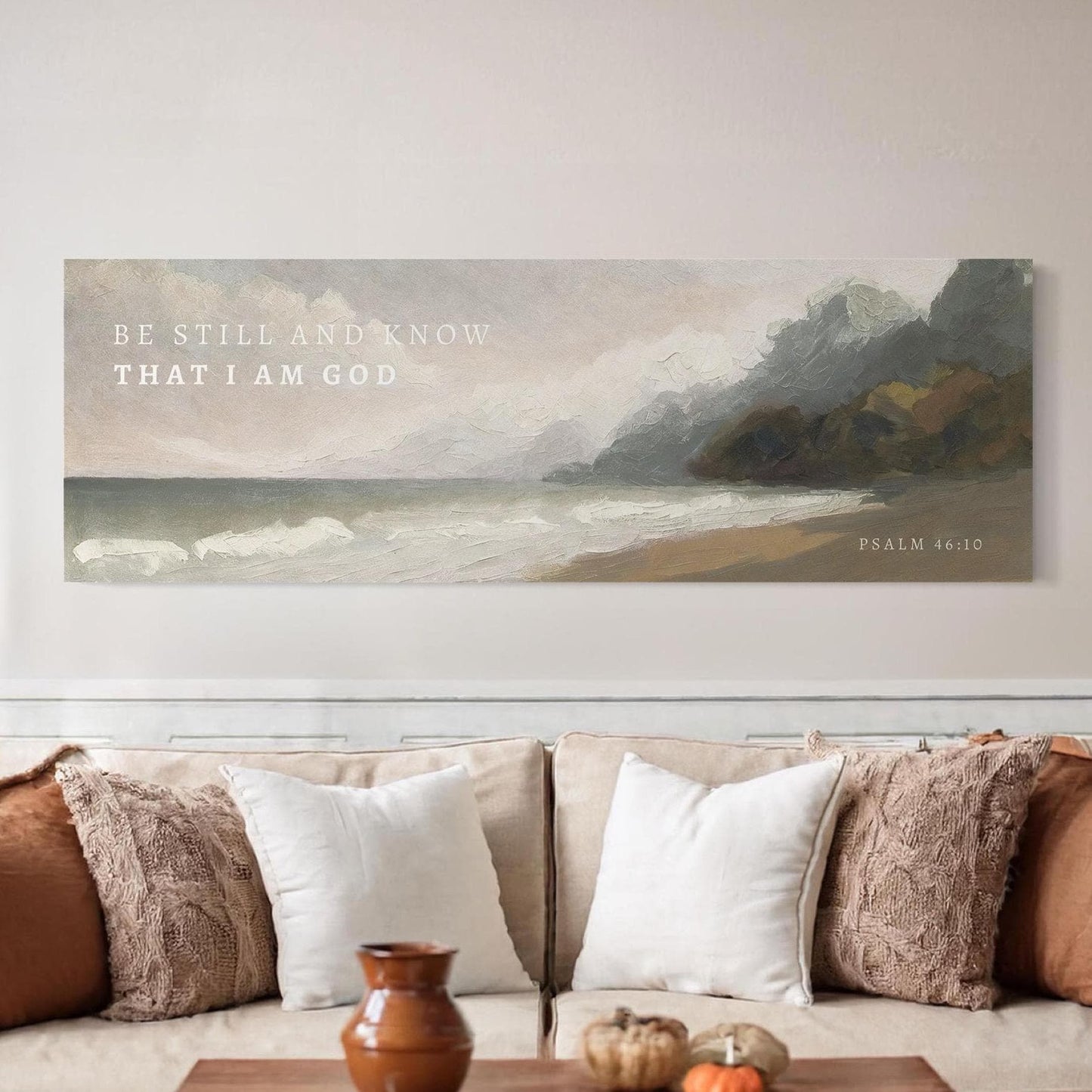 Be Still And Know That I Am God Canvas Wall Art