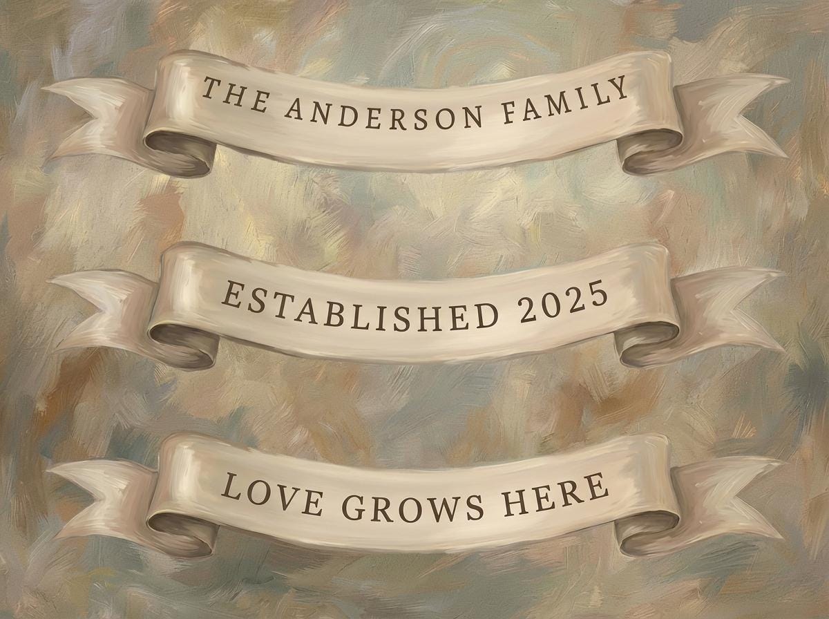 Custom Family Oil Painting From Photo • Keepsake Canvas Wrap • Personalized Portrait • Christmas Gift