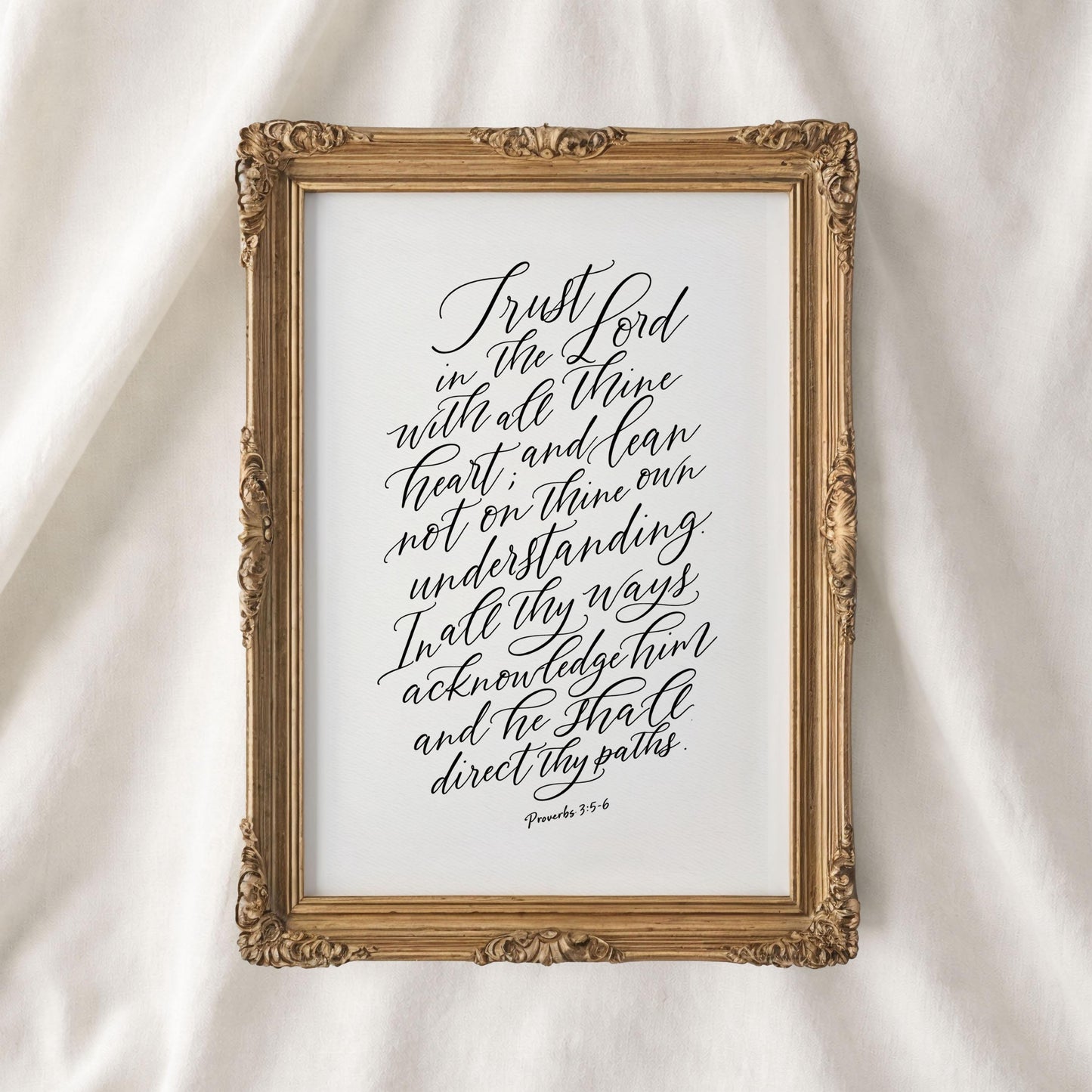 Trust In The Lord | Christian Scripture Wall Art | Digital Download