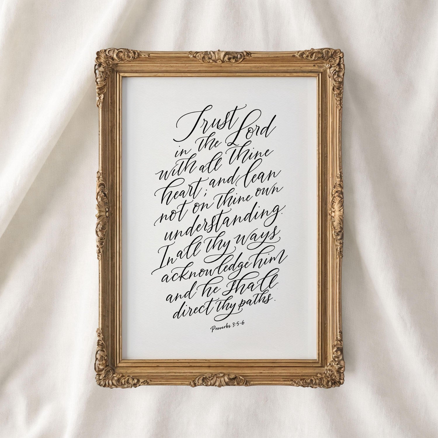 Trust In The Lord | Christian Scripture Wall Art | Digital Download