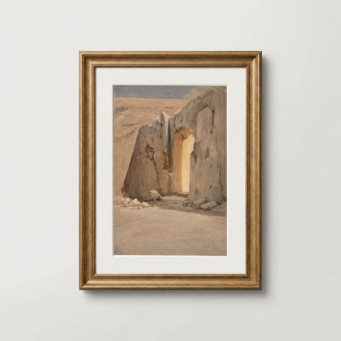 He Is Risen Empty Tomb Art – Christian Resurrection Bible Verse (Digital Download)
